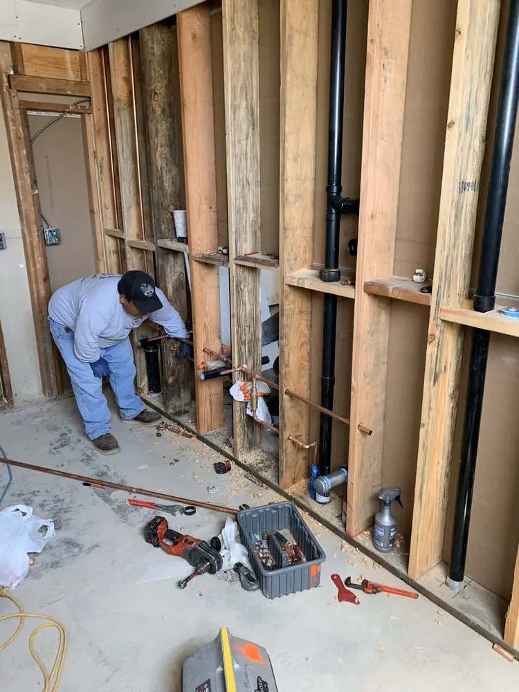 Commercial rough-in plumbing for Water Heater Replacement in North Chelmsford